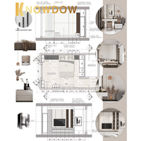 KNOWDOW Personnalisation de villa de luxe Design d'intérieur et fourniture complète de matériaux Solution unique pour les projets résidentiels