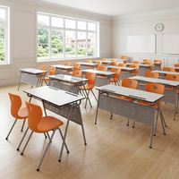 Mobilier scolaire, bureau et chaise d'élève, mobilier de classe, chaises et table