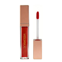 En stock, Vente en gros transfrontalière de Gloss à lèvres liquide, Baume à lèvres peel-off, Gloss à lèvres velours mat MEILIANKAI, Non-transfert sur la tasse, OEM