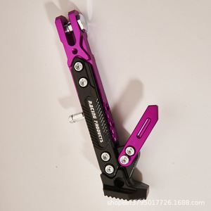 Standar Samping Motor Listrik CNC Modifikasi, Dapat Disesuaikan, Bahan Aluminium Alloy - Product Image 4