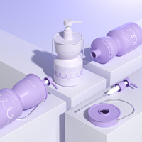 Bouteilles Vides de Luxe Uniques pour Shampooing et Après-shampooing en Gros, 500 ml 700 ml, Emballage Personnalisé en Plastique pour Gel Douche avec Pompe