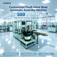 Machine d'assemblage de base de vanne de chasse automatique XUNNUO avec moteur PLC Delta et composants essentiels du moteur, multi-tension, garantie 1 an