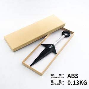 Kunai Shuriken en plastique double face Anime <span class=keywords><strong>Ninja</strong></span> de 14 modèles de haute qualité dans une boîte individuelle et un sac OPP pour cosplay - Product Image 4
