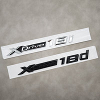 Emblème 3D ABS noir chromé Xdrive pour pare-chocs arrière de voiture, autocollant XDrive 18d 20d 25d 30d 35d 40d 50d 18i 20i 25i pour BMW
