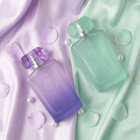 Flacon de parfum vide en verre moderne de 100 ml, design de luxe avec pulvérisateur, qualité supérieure, vente en gros Anding
