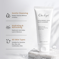 Nettoyant moussant bio OEM à l'aloe vera et à l'acide hyaluronique, nettoyage en profondeur, hydratation douce pour tous types de peaux, démaquillant