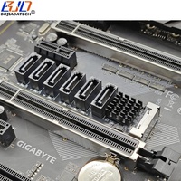 Carte d'extension M.2 NVME Key-M vers 6 ports SATA 3.0 7PIN avec connecteur RTL9110 pour disque dur HDD avec câble de données SATA3