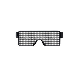 Led Lichtgevende Dynamische Bericht Zonnebril Usb Opladen Neon Bril Met Kerst Knipperlicht Gloed Voor Feest - Product Image 3