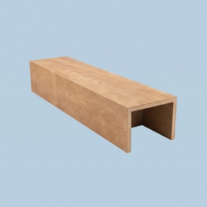 Poutres en bois imitation cerisier, grain de bois réaliste en PU, poutres en bois imitation cerisier pour décoration intérieure de luxe - Product Image 6