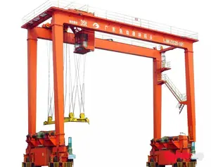 Rubber Tyred Container Gantry Tire-type container empty container handling crane Straddle Carrier