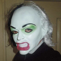 Masque personnalisable en latex naturel pour carnaval français, accessoire de fête, masque de mascarade portable
