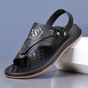 ซานเซียง เอ็กซ์เพรสรองเท้าแตะผู้ชายแบบสายรัดรูปตัว T สีดำ พื้นยางกันลื่น รองเท้าชายหาดกลางแจ้ง ไซส์ 40-45 - Product Image 1