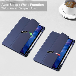 Étui de protection intelligent pliable en trois parties pour tablettes <span class=keywords><strong>Xiaomi</strong></span> Redmi <span class=keywords><strong>Pad</strong></span> 2 Pro 12,1 pouces avec fonction veille/réveil automatique et support stylet intégré - Product Image 4