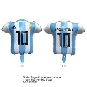 Globos de Jersey de Fútbol Estilo Flotante de 58 cm, Tamaño Grande, Logotipos de Equipos Nacionales, Decoración para Fiestas Deportivas - Product Image 1