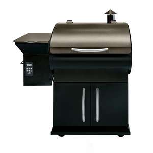 Ahumador de pellets de madera Parrilla de barbacoa Controlador digital de temperatura eléctrica Tolva de pellets para trabajo pesado - Product Image 4