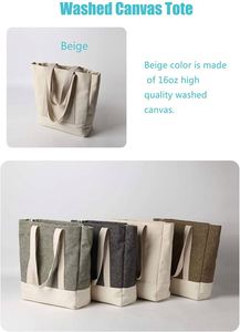 Bolso de Mano Tipo Tote de Lona para Mujer - Product Image 3