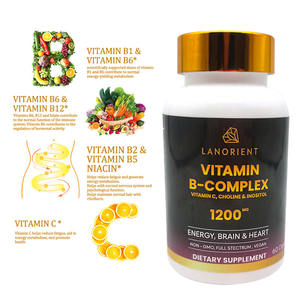 LANORIENT Complément <span class=keywords><strong>Vitamin</strong></span>é Booster Immunité Soins de la Peau Vitamine <span class=keywords><strong>B</strong></span> Complexe Capsules - Product Image 3
