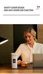 Ranbem Portable 0.6L 800W bouilloire électrique ébullition rapide appareil ménager automatique maison cuisine <span class=keywords><strong>chauffe</strong></span>-<span class=keywords><strong>eau</strong></span> <span class=keywords><strong>Promotion</strong></span> - Product Image 4