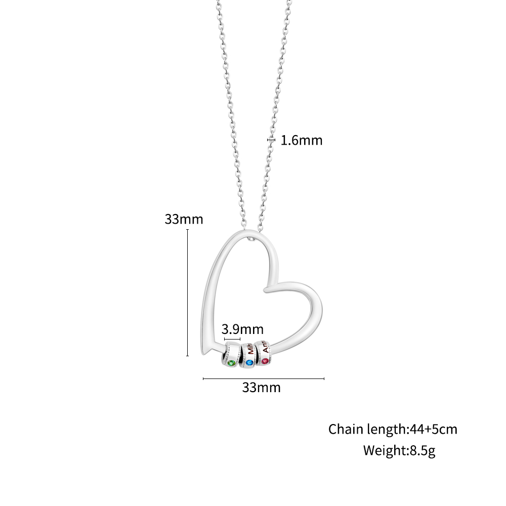 33*33mm heart Steel