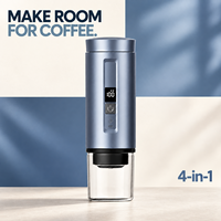 Machine à café à capsules avec charge rapide en 1,5h, compatible café moulu, pour voiture et voyage, logo personnalisé, fournisseur ODM