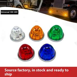 Baru grosir kualitas tinggi truk semangka sisi lampu peringatan <span class=keywords><strong>6</strong></span> warna kaca dan bohlam 6V 1 tahun garansi - Product Image 5