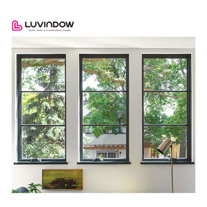 Certificado NFRC aprobado por <span class=keywords><strong>Florida</strong></span> Ventana abatible Resistencia al impacto moderna Manivela de aluminio Abierta a prueba de huracanes Hecho de madera - Product Image 5