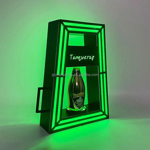 Soporte de vino iluminado de lujo, estante de exhibición de Ginebra Tan-queray, botella de champán, botella Prensenter, glorificador, servicio VIP para Bar <span class=keywords><strong>Club</strong></span> - Product Image 3