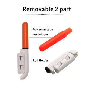 ที่วางคันเบ็ดไฟฟ้าแบบมีไฟ ที่วางคันเบ็ดแบบถอดได้ กันน้ำ ลอยน้ำได้ อุปกรณ์ตกปลาตอนกลางคืน ไม่รวมแบตเตอรี่ - Product Image 3