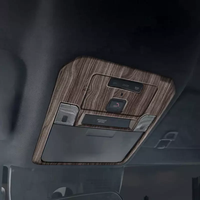 Kit d'intérieur de voiture en fibre de carbone ABS, panneau de lumière de lecture de la première rangée, couverture pour Toyota Tacoma 2024 2025, autocollants décoratifs, accessoires