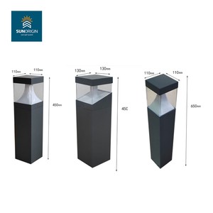 Lampes de jardin LED modernes, simples, de haute qualité, longue durée de vie, avec contrôle par application IP65, angle de faisceau de 270 degrés, pour cour et villa - Product Image 3