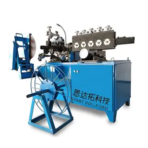 Corrugated Elbow Post Tension Pipe Duct Forming Machine Corrugation Air Duct Making Machine