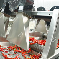 Automatische 500-Kg/u Chili-Zaadreinigingsmachine Peperstam Snijden Peperpeper Was-En Sorteermachine
