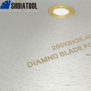 Disco diamantato a bordo continuo pressato a caldo da 200/250/300/350mm per <span class=keywords><strong>taglio</strong></span> piastrelle, marmo e porcellana - Lama a uncino - Product Image 6