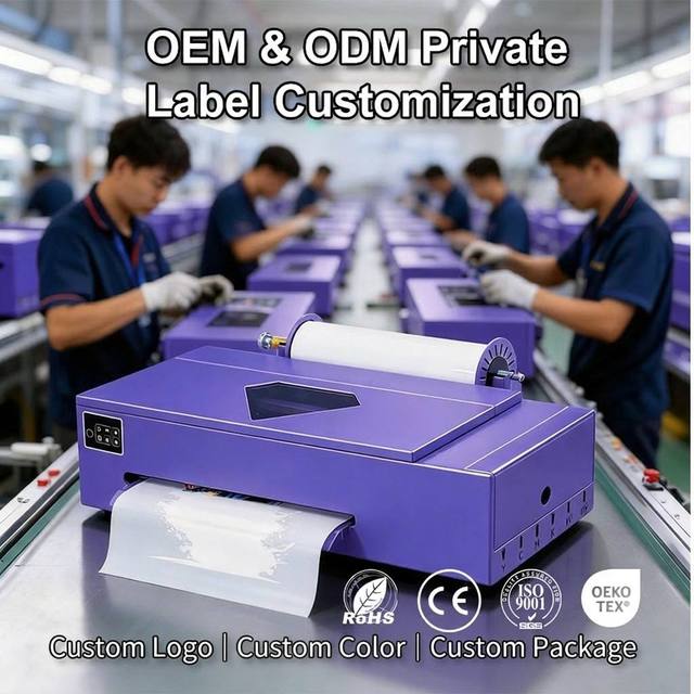 Factory Direct A3 XP600 DTF Printer Wholesale Price Low MOQ ODM Custom Textile Printing Machine for Global Trade Distributors