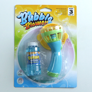 Hot bán nhựa Pin hoạt động đám cưới bong bóng Blower Súng đồ chơi với Fan - Product Image 6