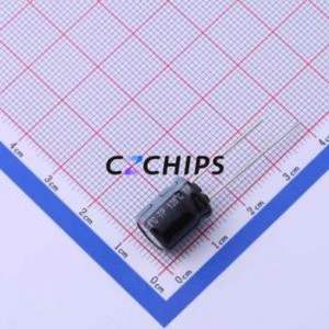 Condensador Electrolítico de Aluminio de Montaje Pasante EEUTP1V101, D10xL12.5mm 100uF 20% 35V 580mA-100kHz - Product Image 2