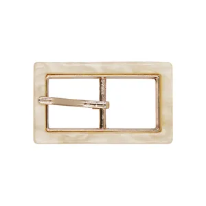 Tuỳ Chỉnh Chất Lượng Cao Trống Acetate Kết Hợp Matel Pin Belt Buckle