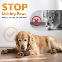 Chaussettes antidérapantes double face pour chiens, forte adhérence pour la protection des pattes, pour chiens âgés, sols en bois dur, bottines pour chiens