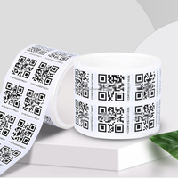 Impresión personalizada Datos variables Número de serie Código QR Etiqueta adhesiva de papel adhesiva