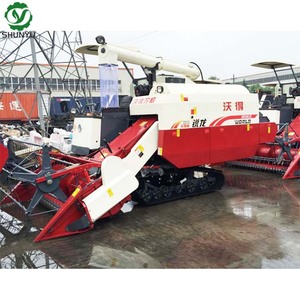 agricultural machinery 88HP WORLD rice combine harvester