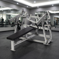 Équipement de fitness Explosive Models : Banc de musculation horizontal isolaire à charge de plaques en acier galvanisé Q235 pour usage commercial en salle de sport
