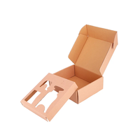 Emballage en carton ondulé personnalisé en forme d'avion pour tasses, mugs, pots à thé et bouteilles en verre avec fermeture magnétique