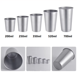Creation Factory Direct Custom Metal Tumblers Stackable Stainless Steel Water <strong>Coffee</strong> Cup for Party With Lid 200ml-700ml - Product Image 1