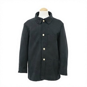 เสื้อโค้ททรง Sack Coat สีดำสำหรับผู้ชาย ทำจากผ้าขนสัตว์ 100% แบบกระดุมแถวเดียว สไตล์ย้อนยุคสำหรับกิจกรรมกลางแจ้ง - Product Image 2