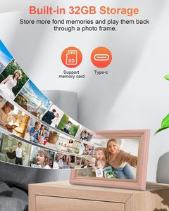 Khung Ảnh Kỹ Thuật Số San Hô Màu Hồng 10.1 Inch 32GB Độ Phân Giải Cao Màn Hình Cảm Ứng Hình Ảnh Khung Qua Ứng Dụng Miễn Phí Chia Sẻ Hình Ảnh Và Video - Product Image 4