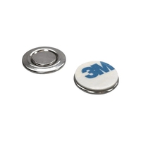 Badge de nom magnétique réutilisable en plastique Ndfeb, étiquette de nom permanente pour vêtements