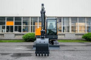 100% nuevo Hyundai HX60G Mini excavadora de 6 toneladas para paisajismo marca coreana excavadora de orugas confiable de alto rendimiento - Product Image 5