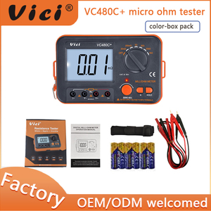 Testeur numérique à faible résistance VC480C+ Micro-ohmmètre pour résistances Certifié CE Précision 0,5% - Product Image 3