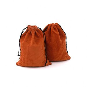 Pochette personnalisée en velours de haute qualité avec cordon de serrage pour emballage cadeau, bijoux, impression de logo, chaussures, chaussettes, sacs anti-poussière, fourrure de luxe antichoc - Product Image 4