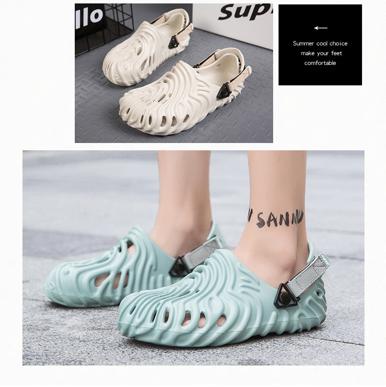 Men Casual Non-slip Slides EVA Clog Slippers Beach Slipper Soft Sole Summer Mens Garden Clogs Slippers